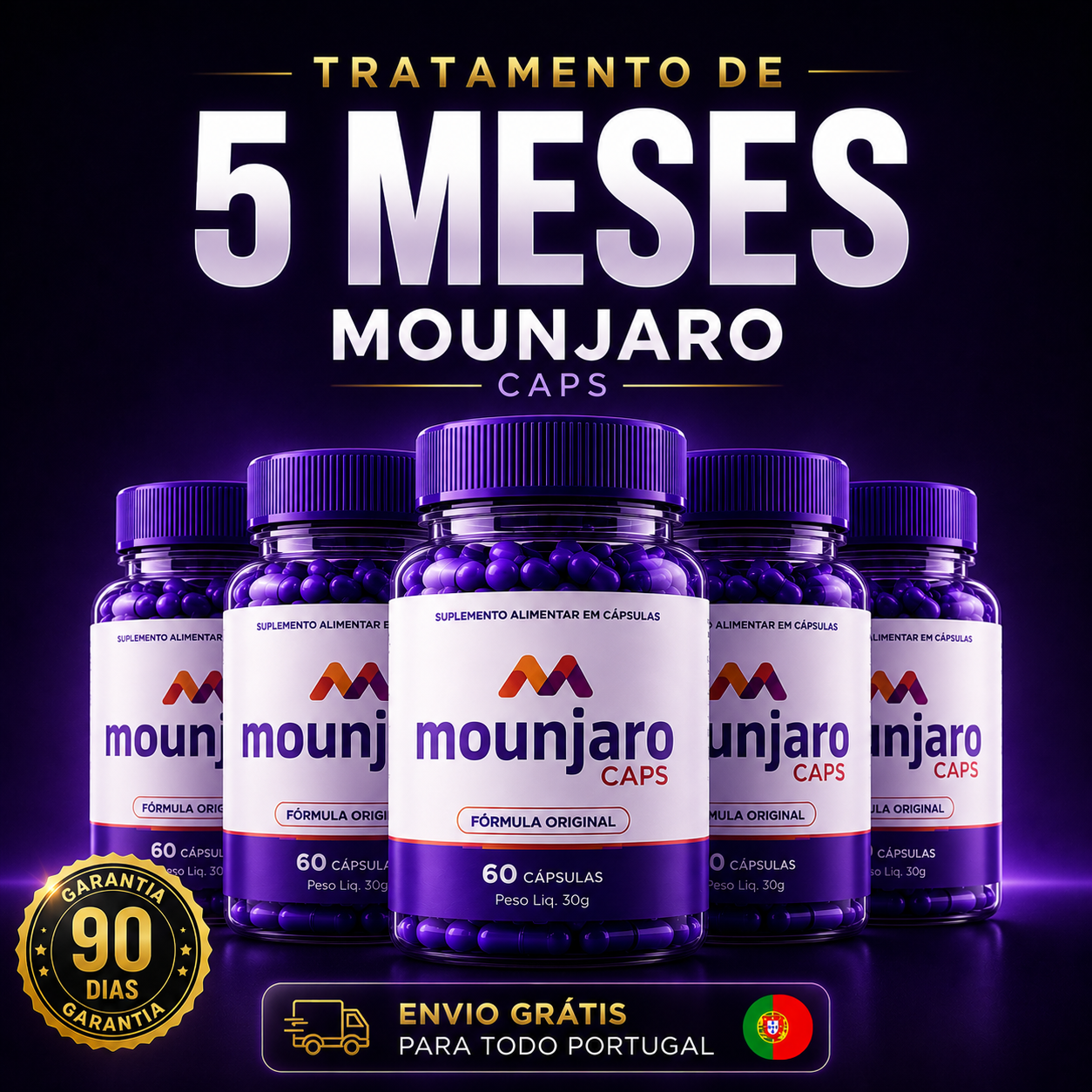 Mounjaro Caps tratamento de 5 meses