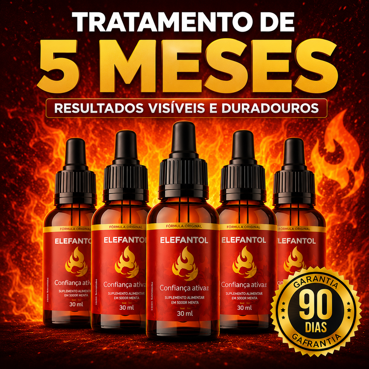 Elefantol tratamento de 5 meses