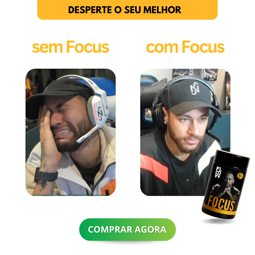Focus – Suplemento Oficial do Neymar 3 Potes