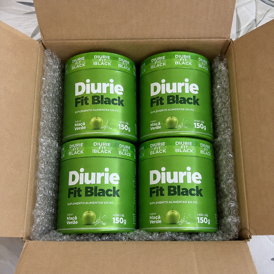 Diure Fit Black 1 Pote (Sabor Maçã Verde)