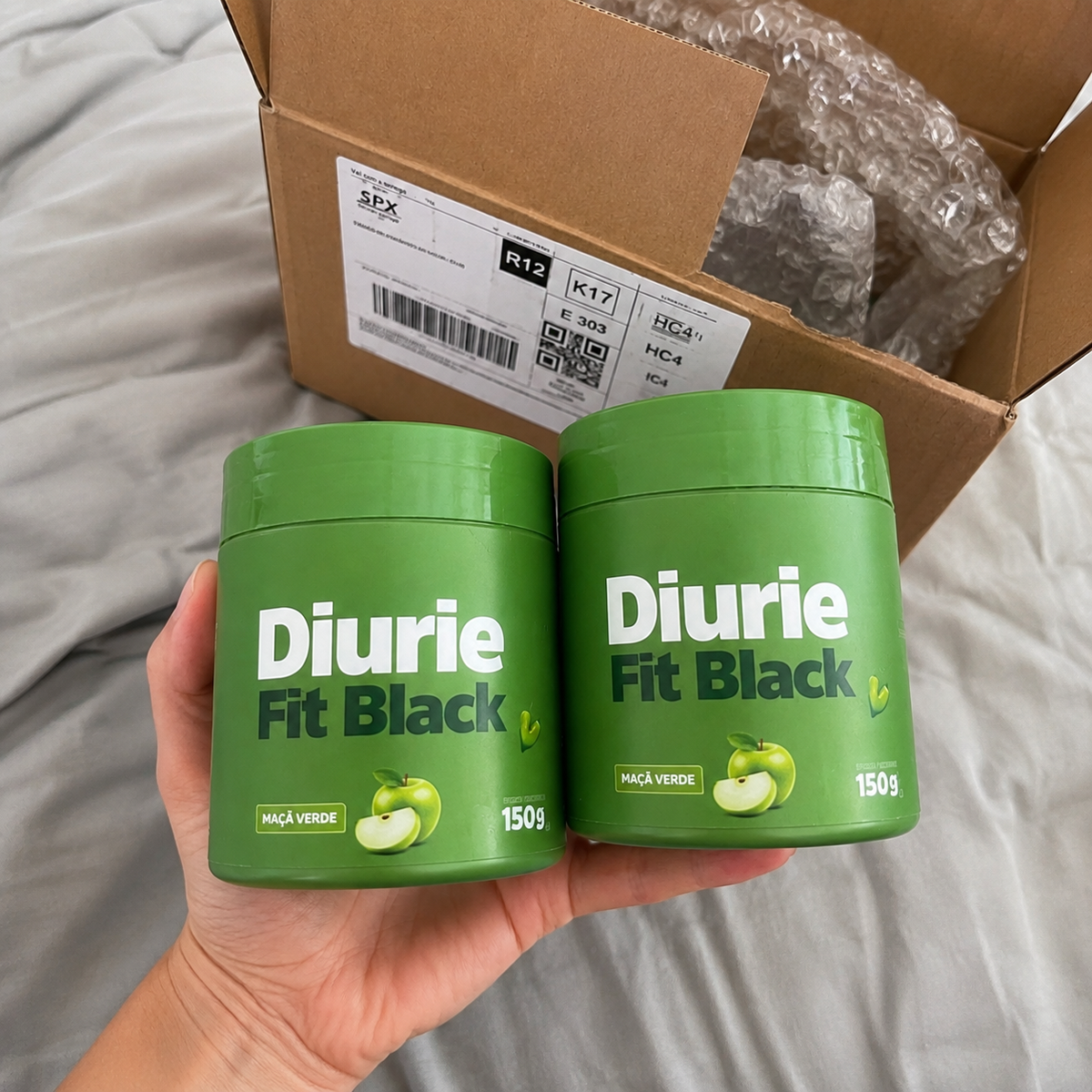 Diure Fit Black 1 Pote (Sabor Maçã Verde)