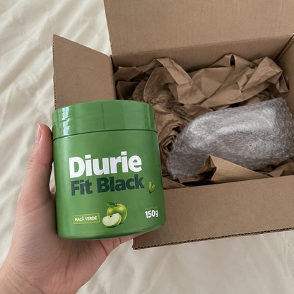 Diure Fit Black 1 Pote (Sabor Maçã Verde)