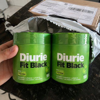Diure Fit Black 1 Pote (Sabor Maçã Verde)